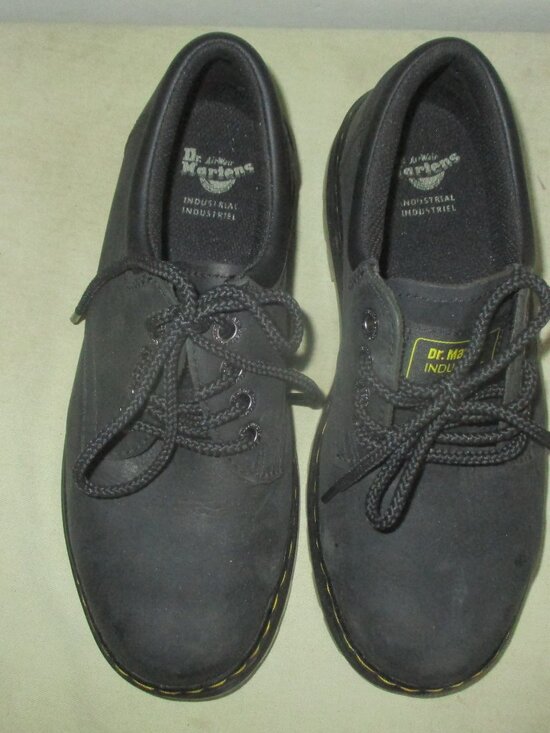 DR Martens Industrial Steel Toe Oxfords Shoe Sz8 main image 4
